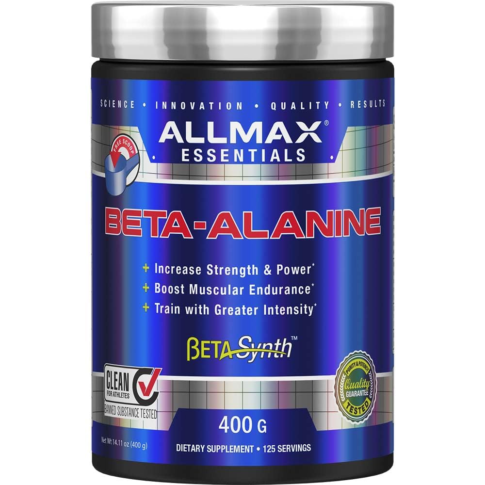 ALLMAX Nutrition - 100% Pure Maximum Strength + Absorption - Beta Alanine - 400 Gram 🍁 All In One Marketplace Canada