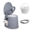 VEVOR Portable Toilet for Camping, Porta Potty with 1.3 Gal Detachable Inner Bucket & Removable Paper Holder, Commode with Dual Lids, Travel Toilet for Adults Kids Outdoor Camping Car Long Road Trips 🍁 All In One Marketplace Canada