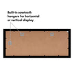 Americanflat 4x6 Collage Picture Frame with Shatter-Resistant Glass - Fits Four 4x6 Photos or Use as One 8x20 Picture Frame - Signature Collection - Collage Frames for Wall Display - Black 🍁 All In One Marketplace Canada