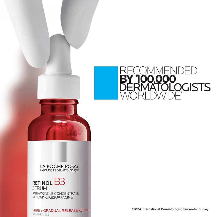 La Roche Posay Retinol B3 Serum, Anti-Aging Face Serum with Niacinamide, Reduces the look of Fine Lines & Wrinkles, Suitable for Sensitive Skin, Recommended by Dermatologists,30ml 🍁 All In One Marketplace Canada