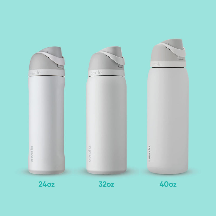 Owala FreeSip Insulated Stainless Steel Water Bottle with Straw, BPA-Free Sports Water Bottle, Great for Travel, 40 Oz, Very, Very Dark 🍁 All In One Marketplace Canada