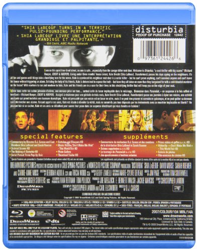 Disturbia - Blu-Ray (Used)