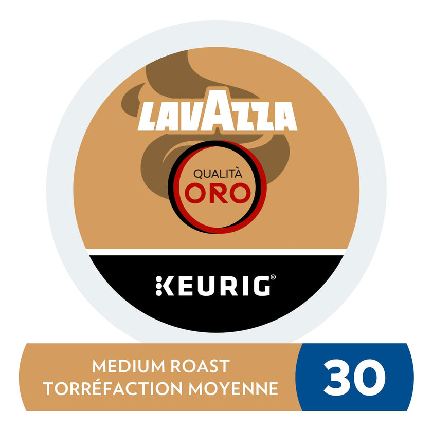 Lavazza Qualità Oro Medium Roast K-Cup Coffee Pods, 30 Count For Keurig Coffee Makers 🍁 All In One Marketplace Canada