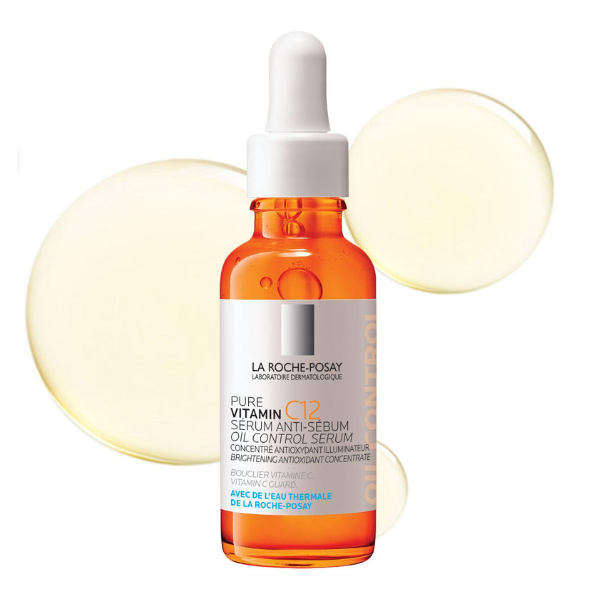 La Roche Posay Vitamin C Face Serum with Salicylic Acid, 12% Pure Vitamin C Serum for Oil Control & Brightening. Boost Skin Radiance and Correct Oiliness. Suitable for Oily Skin, 30mL 🍁 All In One Marketplace Canada