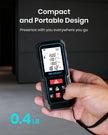 229Ft Laser Measure Device, Mileseey Digital Laser Tape Measure with Upgraded Electronic Angle Sensor, ±2mm Accuracy, Area Measurement,Volume and Pythagoras, Backlit LCD,Mute, Battery Included 🍁 All In One Marketplace Canada
