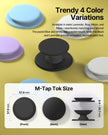 Sinjimoru for MagSafe Phone Grip, Soft Silicone Magnetic Finger Grip for iPhone 17/16/15/14/13, Comfortable One-Touch Holding, M-Tap Tok Black 🍁 All In One Marketplace Canada