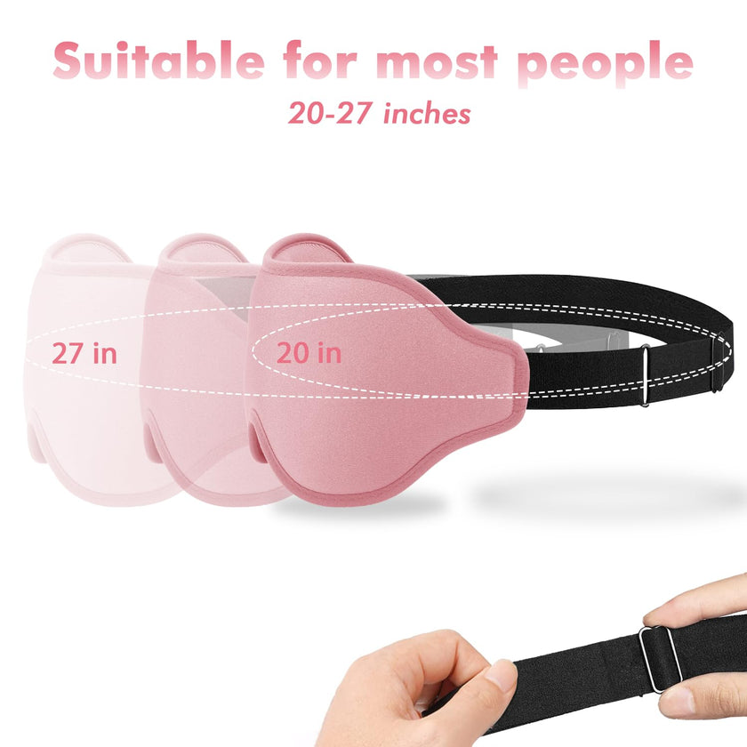 Sleep Eye Mask for Men Women, Lash Extensions 3D Sleeping Mask, Travel Blackout Night Blindfold Eye Shade Cover with Adjustable Strap (Pink-3D) 🍁 All In One Marketplace Canada