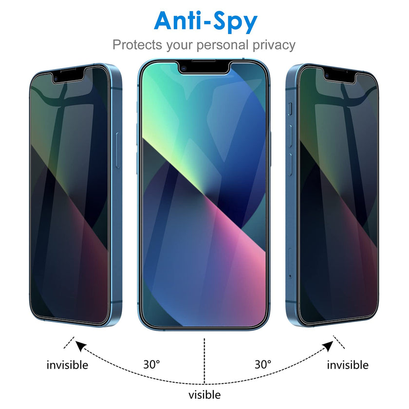 JETech Privacy Screen Protector for iPhone 17e (2026) / iPhone 16e / iPhone 13/13 Pro, Anti Spy Tempered Glass Film, 6.1-Inch Display, 2-Pack 🍁 All In One Marketplace Canada