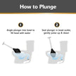 Korky BeehiveMAX Hideaway - Heavy Duty Toilet Plunger with Holder - Drip Free Carry - Seals All Bowl Shapes – Powerful Clog Removal, 97-5 🍁 All In One Marketplace Canada