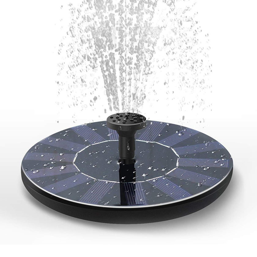 Solar Fountain Water Pump for Bird Bath, New Upgraded Mini Solar Powered Fountain Pump 1.5W Free Standing Solar Panel Kit Water Fountain for Garden, Pond, Pool, and Outdoor 🍁 All In One Marketplace Canada