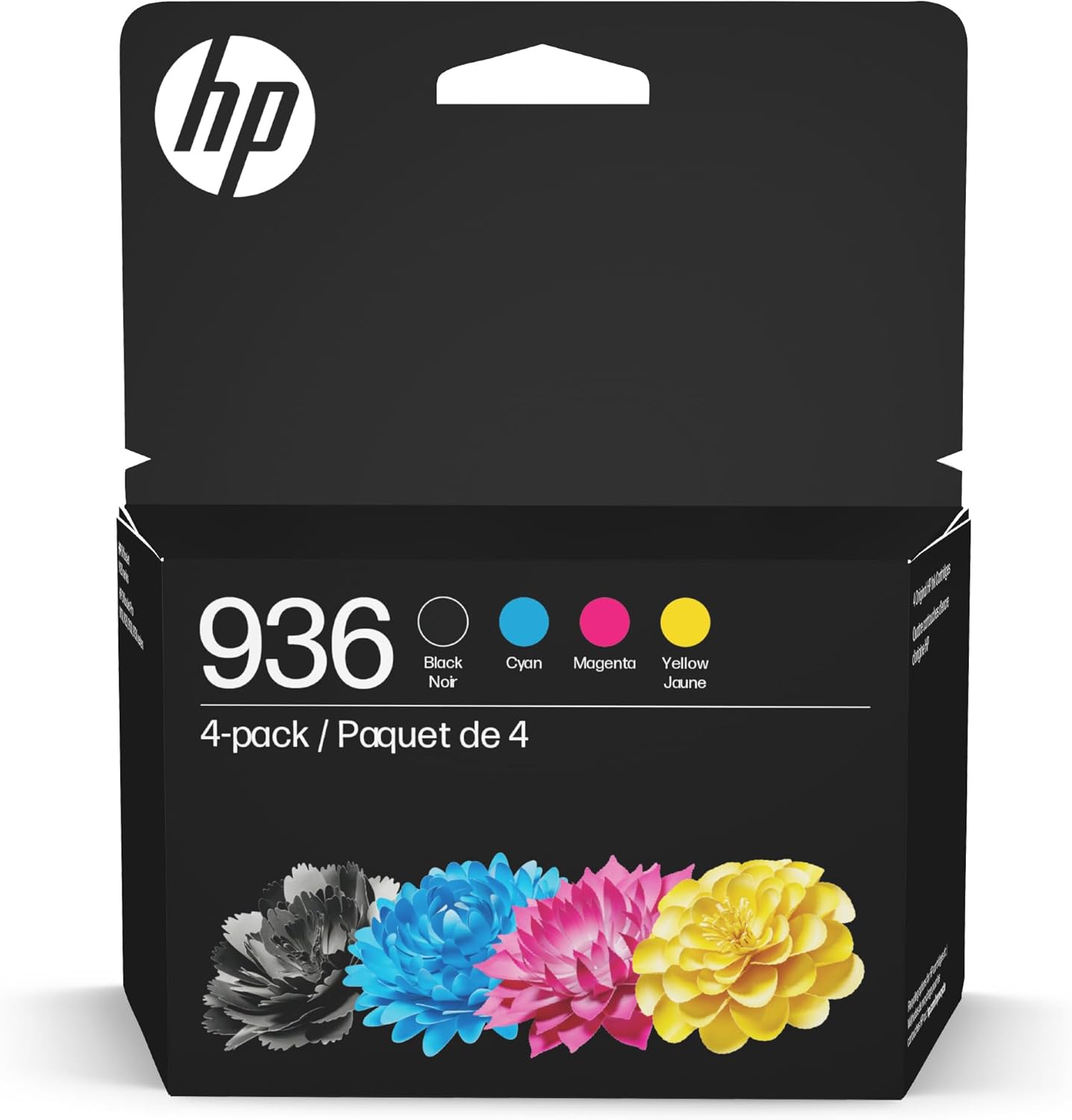 HP 936 Ink Cartridge - Standard Yield - Cyan, Magenta, Yellow, Black - 4 Pack