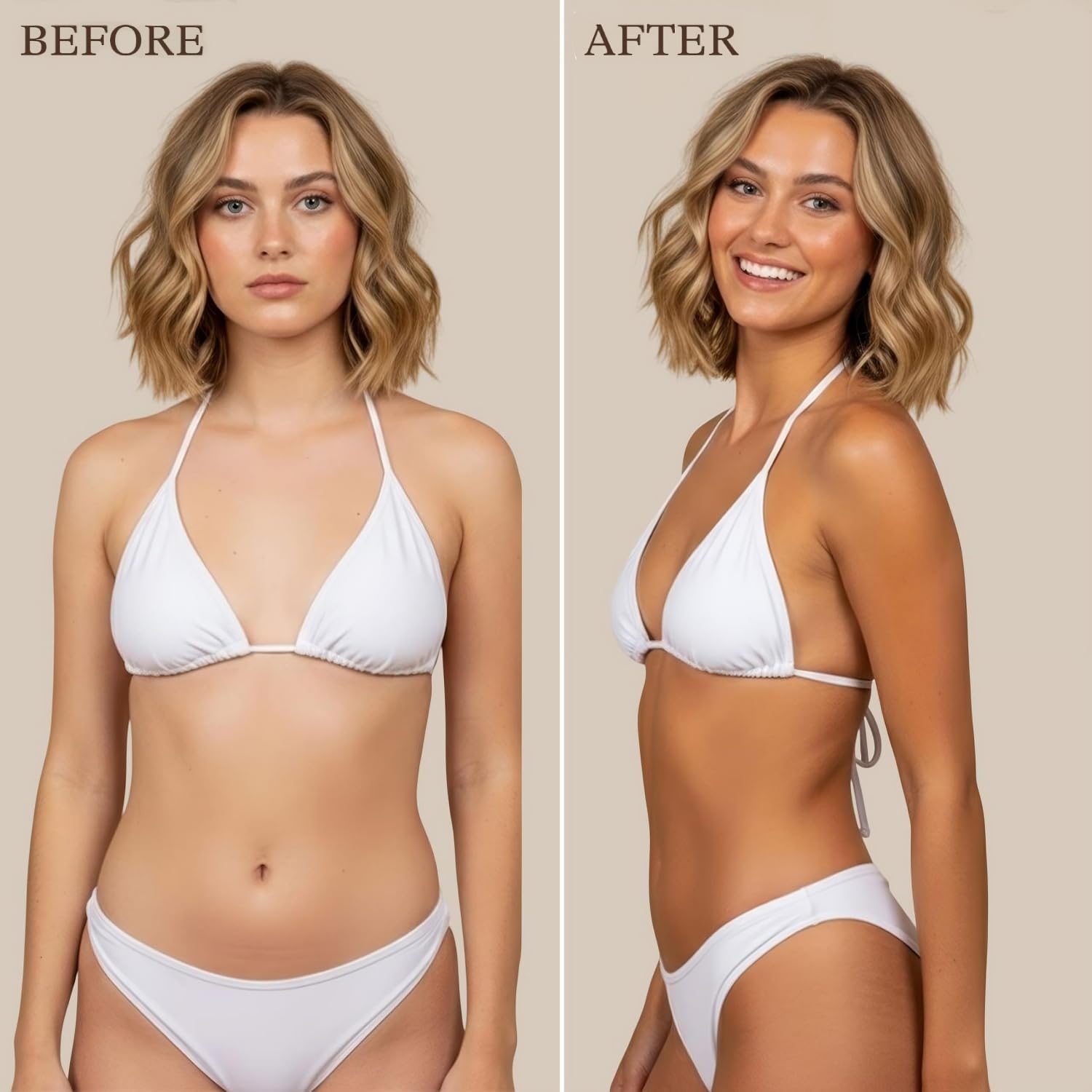 Self Tanner Tanning Lotion - Made with Natural & Organic Ingredients, Sunless Tanning Lotion for Body, Perfect Self Tan for Women & Men for a Natural Looking Glow, Medium to Dark 🍁 All In One Marketplace Canada