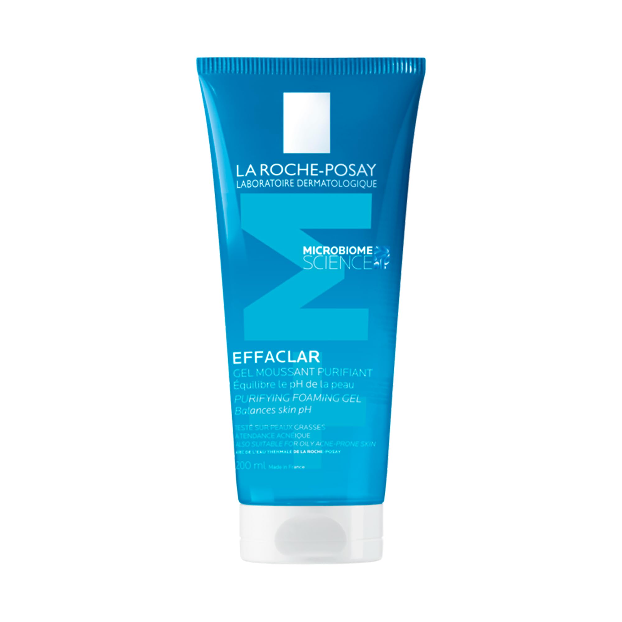 La Roche-Posay Face Wash Gel Cleanser, Effaclar Gentle Purifying Foaming Gel for Oily and Sensitive Acne-Prone Skin. Alcohol-free, Soap-Free, Paraben-free, Non-Comedogenic. 200mL 🍁 All In One Marketplace Canada