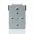Leviton 50A Outdoor EV Charging Outlet with Metal Weather-Resistant Cover, Surface Mount, EVCVM-050, Gray 🍁 All In One Marketplace Canada