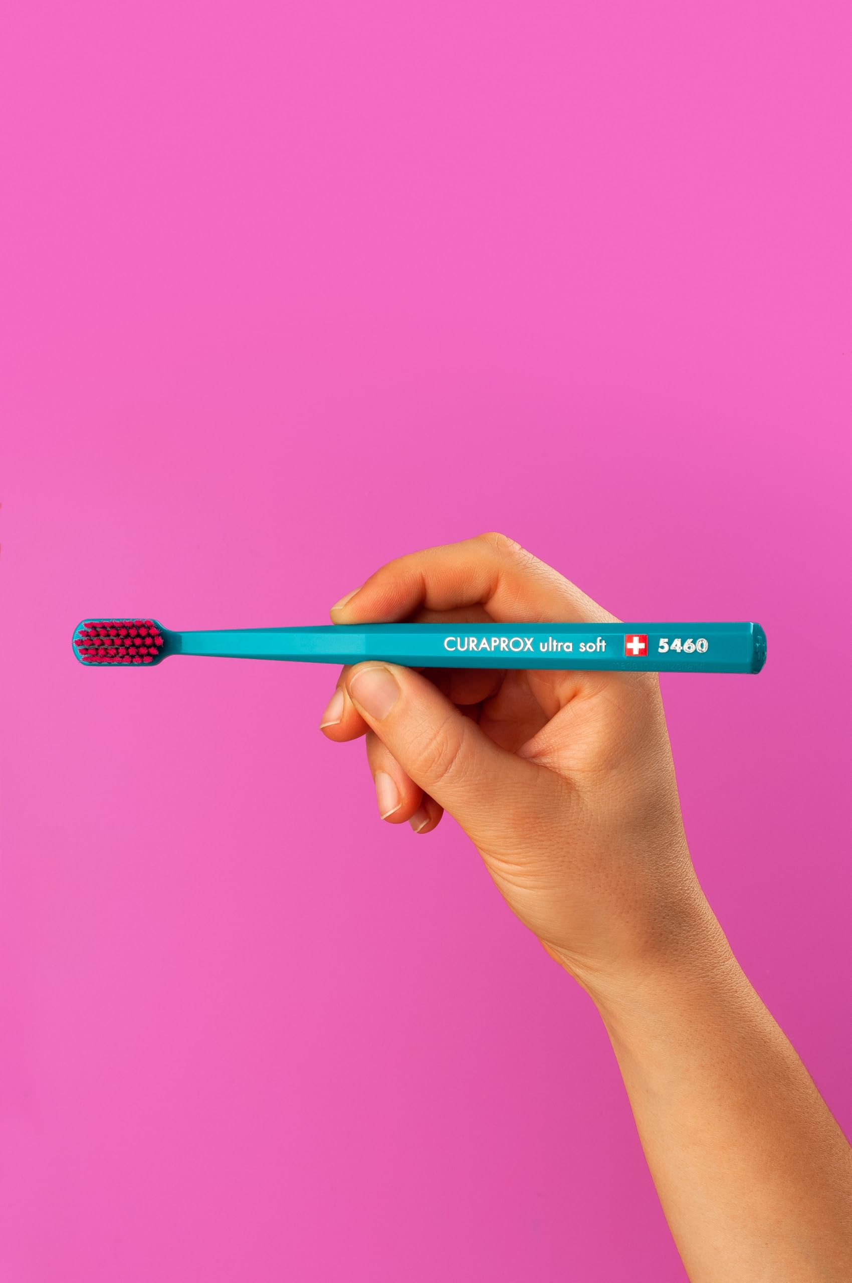 Curaprox CS 5460 Ultra Soft Toothbrush (3-Pack Bilingual) - Gentle Soft Bristles Tooth Brush for Sensitive Gums - Premium Swiss Oral Care Recommended by Dentists - For Adults & Teens 🍁 All In One Marketplace Canada
