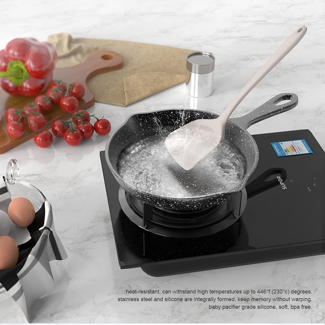 Silicone Cooking Utensils Set - 446°F Heat Resistant Kitchen Utensils,Turner Tongs,Spatula,Spoon,Brush,Whisk,Kitchen Utensil Gadgets Tools Set for Nonstick Cookware,Dishwasher Safe (BPA Free) 🍁 All In One Marketplace Canada