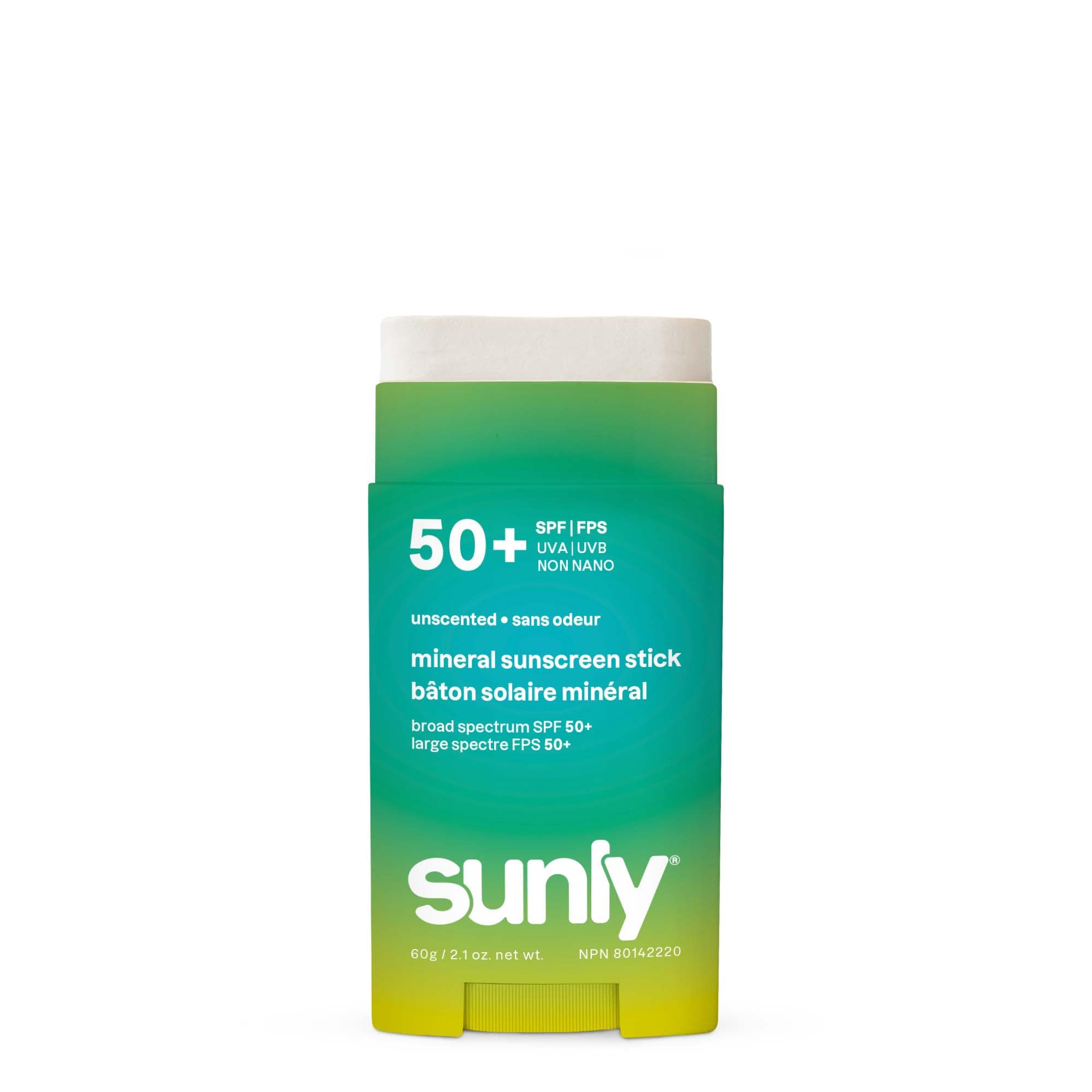 ATTITUDE Mineral Sunscreen Stick SPF 50, Broad Spectrum Zinc Oxide, EWG Verified, Non-Nano, Mess-Free Stick for Face & Body, Lightweight Non-Greasy, Vegan, Unscented, 60 grams 🍁 All In One Marketplace Canada