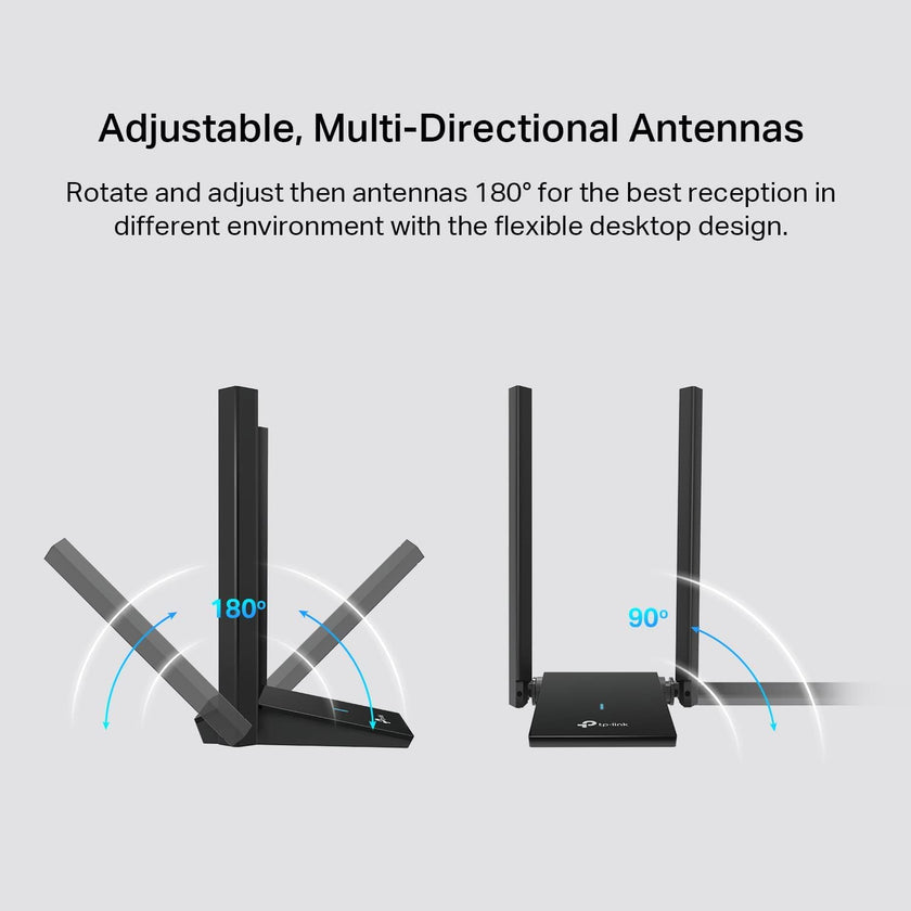 TP-Link AX1800 WiFi 6 USB Adapter for Desktop PC (Archer TX20U Plus) - Wireless Network Adapter with 2.4GHz, 5GHz, High Gain Dual Band 5dBi Antenna, WPA3, Supports Windows 11/10 🍁 All In One Marketplace Canada