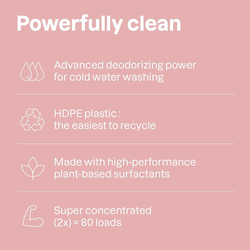 ATTITUDE Baby Laundry Detergent Refill, Unscented HE Compatible Liquid, Extra Gentle, Concentrated, EWG Verified, Dermatologist Tested, Vegan, 80 Loads, 2 Liters 🍁 All In One Marketplace Canada