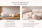 Updated Version(Made of The Latest Shearing) Wool Dryer Balls Pack of 6 XL,Premium Reusable New Zealand Natural Fabric Softener,Saves Drying Time, Handmade Dryer Balls… 🍁 All In One Marketplace Canada