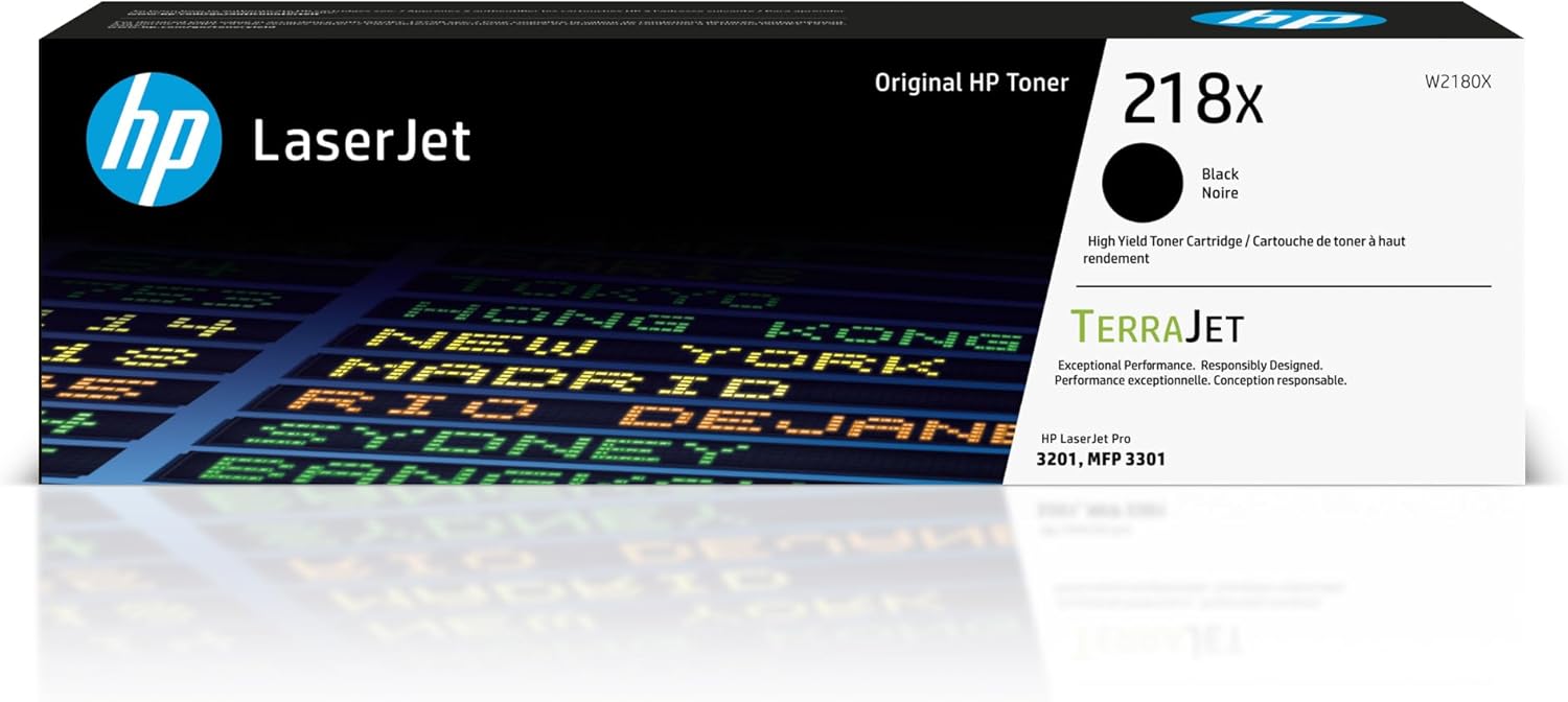 HP 218X Original LaserJet Toner Cartridge - High Yield - Black