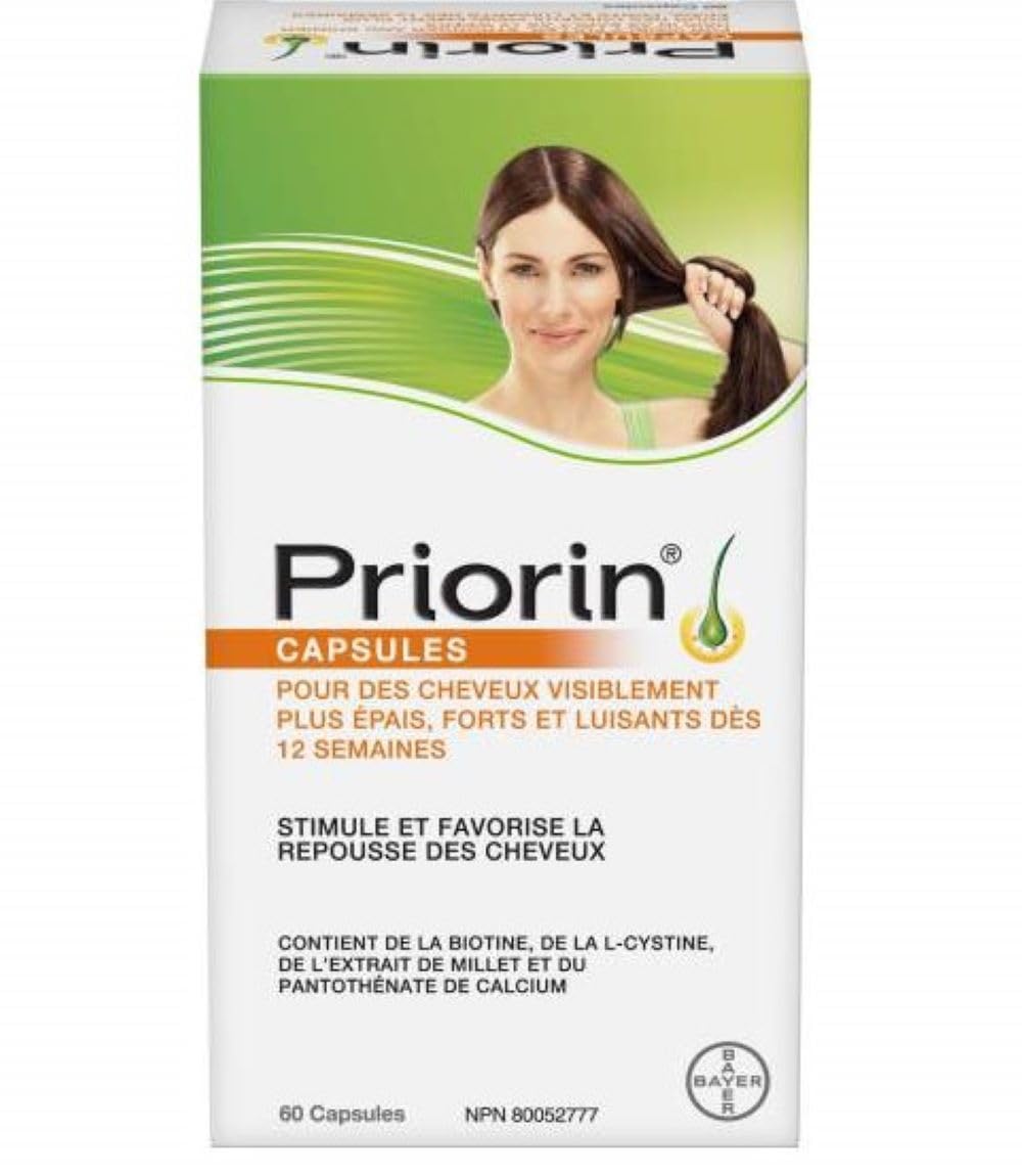 Priorin Hair Growth Vitamins With Biotin - Vitamins To Stimulate For Men And Women, Decrease Of Hair Loss After Washing, Contains Biotin For Hair Growth, 60 Count, 1 Month Supply 🍁 All In One Marketplace Canada