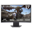 LG Gaming Monitor 27GS60QN 27 Ultragear™ 27-inch/QHD (2560x1440) / 180Hz / 1ms (GtG) / Curved Display/Black 🍁 All In One Marketplace Canada
