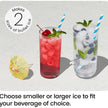 Iceman Dual-Size Ice Maker Countertop - Portable Ice Machine, Large and Small Ice Machine Maker with Self Cleaning, 9 Cubes in 7 Mins, 22lbs/24hrs, for Home, Kitchen, Office, Party, Ice Scoop Included 🍁 All In One Marketplace Canada