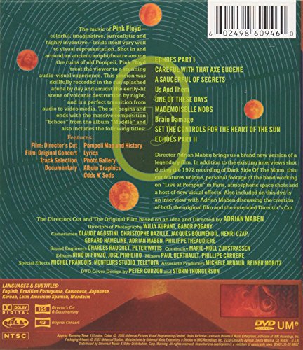 Pink Floyd / Live at Pompeii (Director's Cut) - DVD (Used)