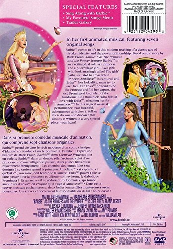 Barbie: The Princess and the Pauper - DVD (Used)