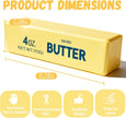 2Pcs Cute Butter Stress Balls,Slow Rebound Realistic Soft Butter Stick Fidget,Slow Rising Portable for Adults Anxiety & Stress Relief (Yellow) 🍁 All In One Marketplace Canada
