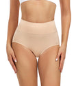 wirarpa Women's High Waisted Cotton Briefs Ladies Underwear Comfortable Panties 5 Pack Beige Medium 🍁 All In One Marketplace Canada
