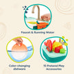B. toys Play Sink, Splash-n-Scrub Sink with Running Water Faucet 🍁 All In One Marketplace Canada