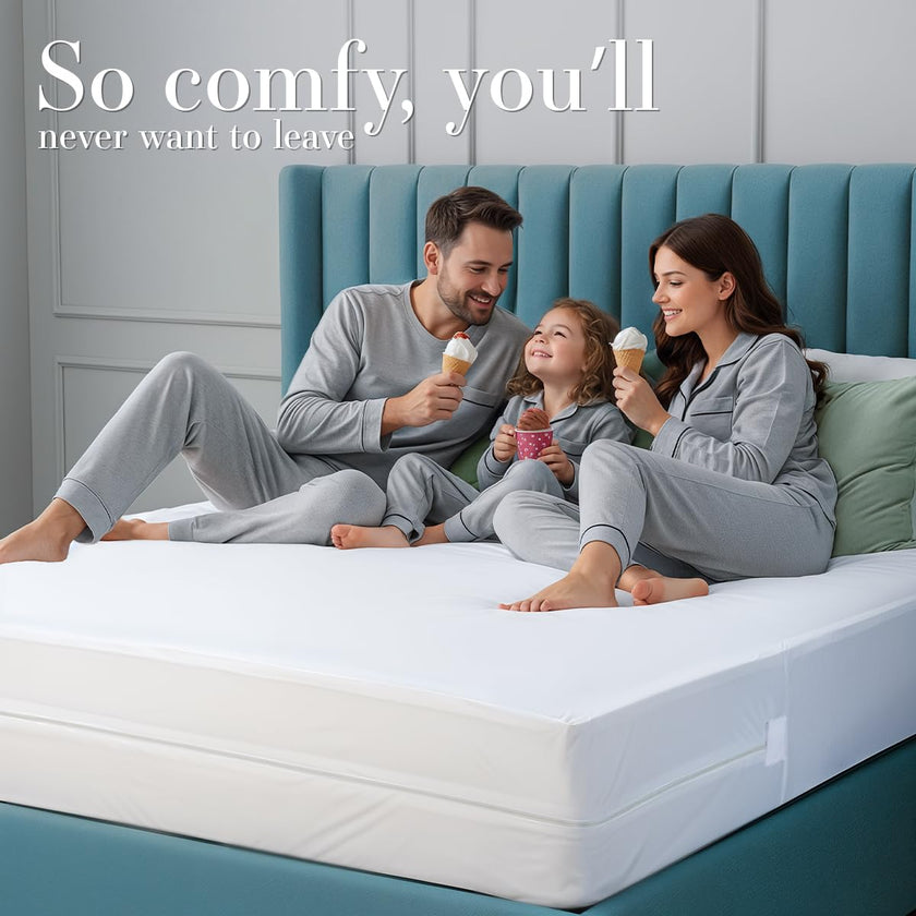 Utopia Bedding Zippered Mattress Encasement Queen (Pack of 2) - 100% Waterproof and Bed Bug Proof Mattress Protector - Absorbent, Six-Sided Mattress Cover 🍁 All In One Marketplace Canada