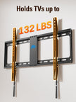 Mounting Dream Fixed TV Mount Low Profile for Most of 42-84 Inches TV Low Profile TV Wall Mount fits 16