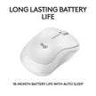 Logitech M240 Silent Bluetooth Mouse, Wireless, Compact, Portable, Smooth Tracking, 18-Month Battery, for Windows, macOS, ChromeOS, Compatible with PC, Mac, Laptop, Tablets - Off White 🍁 All In One Marketplace Canada