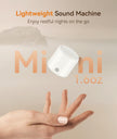 Dreamegg White Noise Machine - Portable Sound Machine Baby Adult, Travel White Noise Sound Machine, 16 Soothing Sounds, Rechargeable, Mini Sound Machine for Sleeping Baby Shower Home Hotel Gift, White 🍁 All In One Marketplace Canada