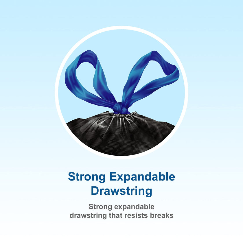 Hefty™ Garbage Bags, Value Pack Large 90 Litres Black, Drawstring, 80 Bags, Fits simplehuman code X 🍁 All In One Marketplace Canada