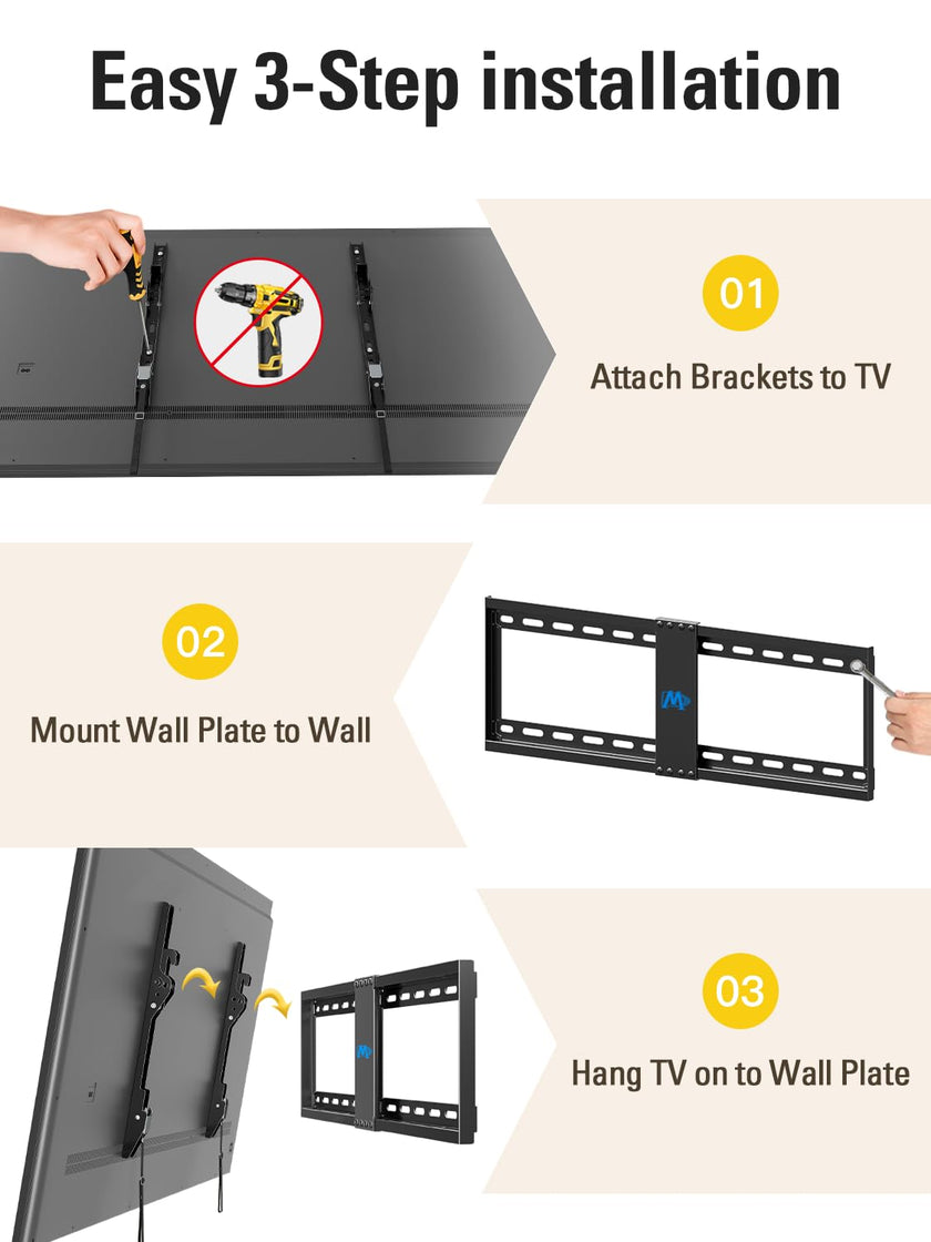 Mounting Dream TV Wall Mount for Most 37-75