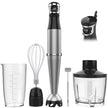 Immersion Blender Handheld Corded Hand Blenders Set 1100W, Trigger Variable Speed 5 in 1 Stick Emulsifier with Chopper, Whisk and Frother for Soup, Baby Food and Smoothies 🍁 All In One Marketplace Canada