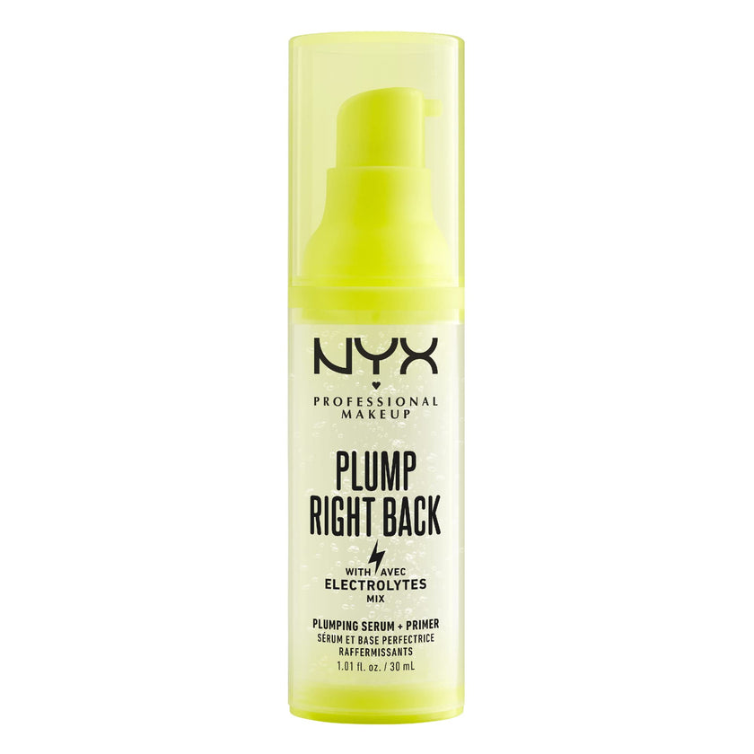 NYX Professional Makeup, Plump right back, Primer serum, Hydration, Vegan Formula - 01 Clear, 30mL 🍁 All In One Marketplace Canada