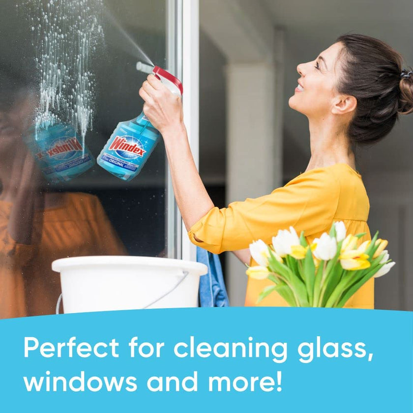 Windex Original Blue Window, Glass and Mirror Cleaner Refill, Removes Fingerprints, Smudges, and Smears, Surface Cleaner Shine Spray, 5L 🍁 All In One Marketplace Canada