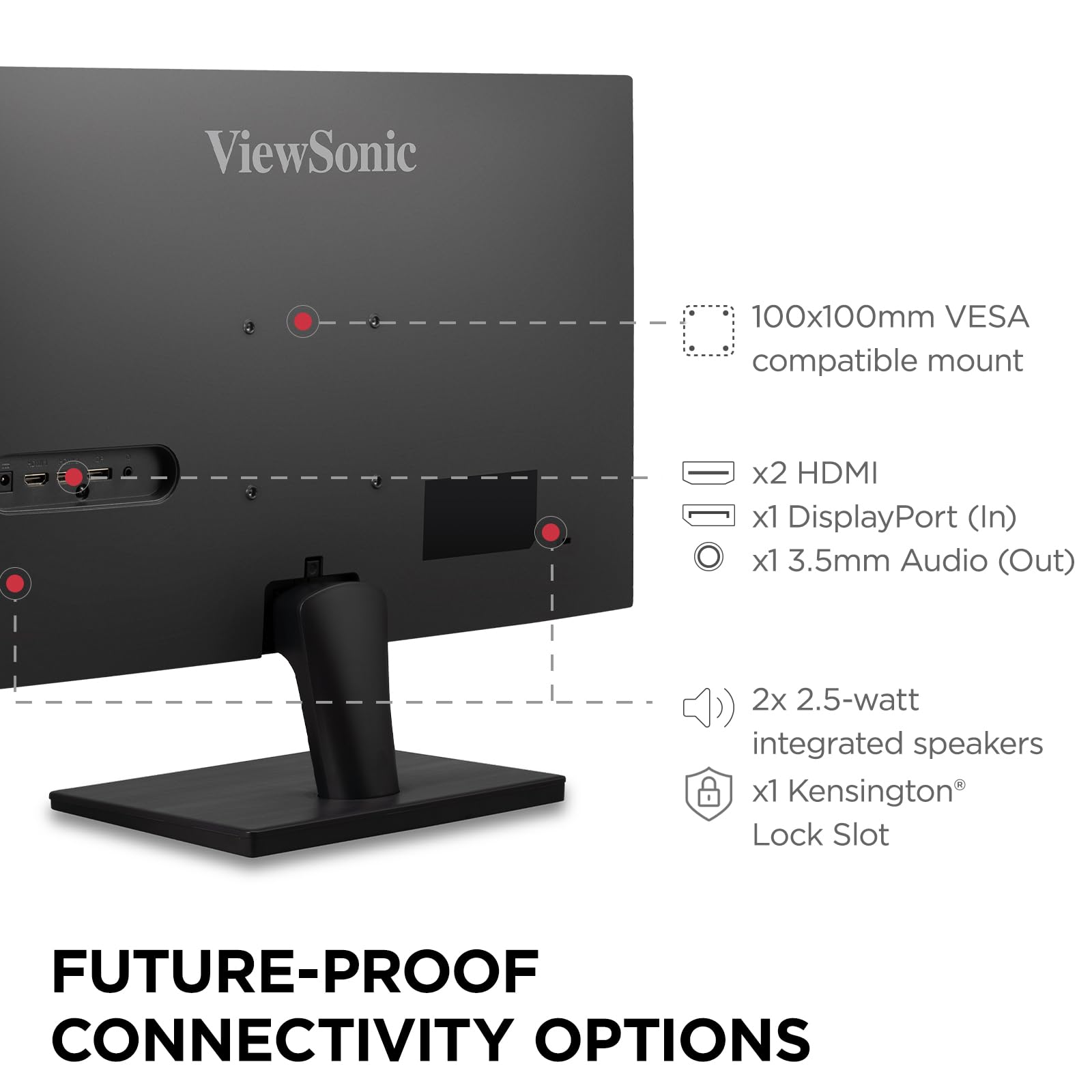 ViewSonic VS2725-2K 27 Inch QHD 1440p Monitor with 100Hz, HDMI, DisplayPort, and Variable Refresh Rate for Home and Office 🍁 All In One Marketplace Canada