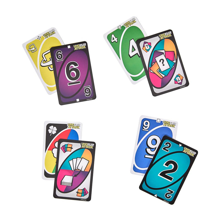 Mattel Games UNO Flip Attack Card Game, Ages 7+, 2-10 Players 🍁 All In One Marketplace Canada