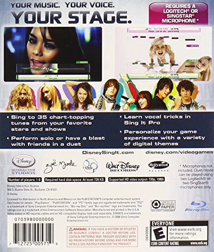Disney Sing It (Playstation 3)