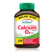 Jamieson Mega Cal Calcium 650 mg with Vitamin D3 400 IU, High Absorption, 5 Calcium Sources, Supports Bone Health, Helps Prevent Osteoporosis and Prevent Bone Loss. Easy to Swallow, Vegetarian, Non-GMO, Gluten-Free, 250 Caplets, Proudly Canadian