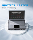 HAVIT HV-F2056 15-17 Inch Laptop Cooler Cooling Pad - Slim Portable USB Powered (3 Fans)(Black+Blue) 🍁 All In One Marketplace Canada