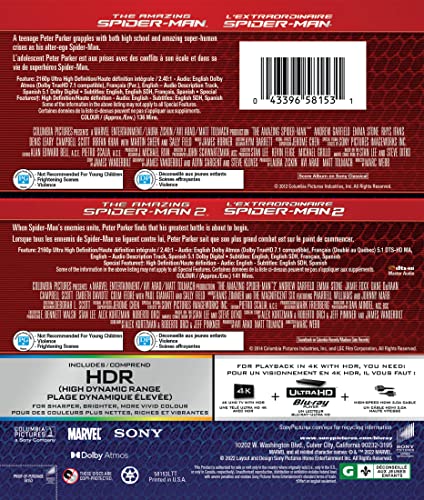 The Amazing Spider-Man + The Amazing Spider-Man 2 - 4K