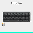 Logitech K250 Bluetooth Keyboard with Numpad, Easy Connectivity, Compact Wireless Keyboard Made with Recycled Plastic, Spill-Resistant, Comfortable Keys - Windows/MacOS - Graphite 🍁 All In One Marketplace Canada