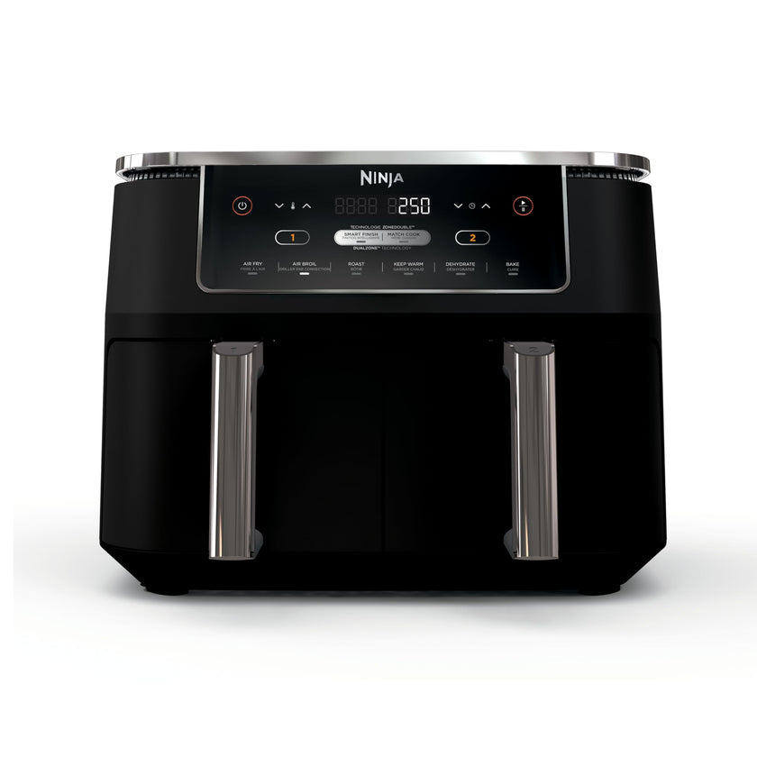 Ninja Foodi 10-qt. 6-in-1 DualZone XL Air Fryer, 2 Independent Baskets, Match Cook & Smart Finish to Air Fry, Air Broil, Roast, Bake, Dehydrate, & Keep Warm, Black, DZ302C (Canadian Version) 🍁 All In One Marketplace Canada